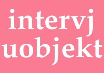 Synonym intervjuobjekt