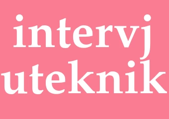 Synonym intervjuteknik