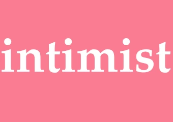 Synonym intimist