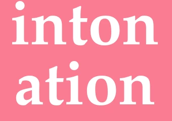 Synonym intonation