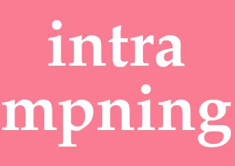 Synonym intrampning