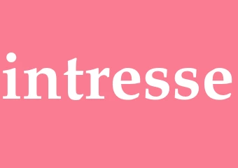 Synonym intresse