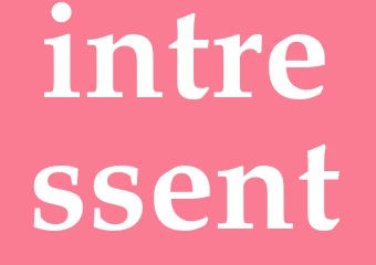 Synonym intressent