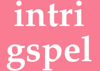 Synonym intrigspel