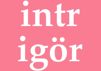 Synonym intrigör