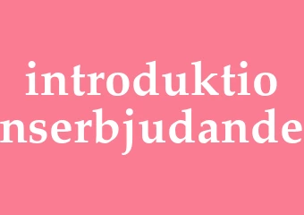 Synonym introduktionserbjudande
