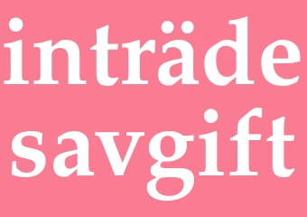 Synonym inträdesavgift