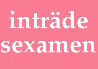 Synonym inträdesexamen