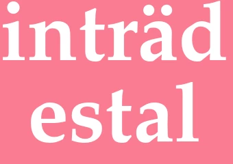 Synonym inträdestal