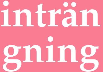 Synonym inträngning