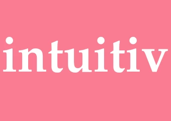 Synonym intuitiv