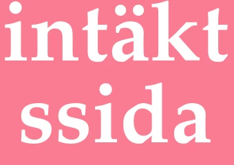 Synonym intäktssida