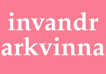 Synonym invandrarkvinna