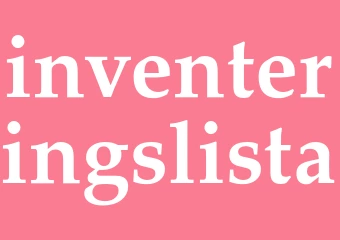 Synonym inventeringslista