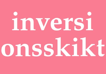 Synonym inversionsskikt