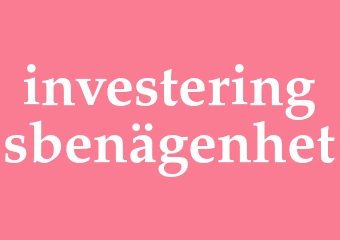 Synonym investeringsbenägenhet
