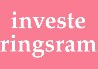 Synonym investeringsram