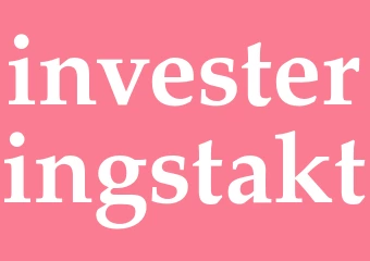 Synonym investeringstakt