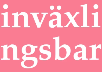 Synonym inväxlingsbar