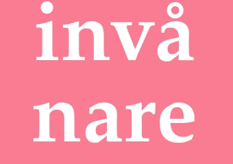 Synonym invånare