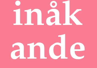 Synonym inåkande