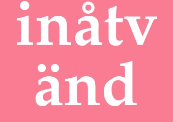 Synonym inåtvänd