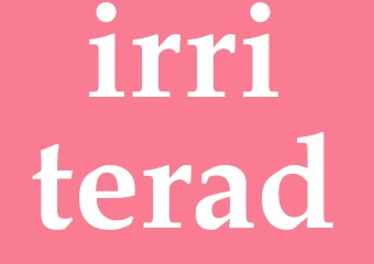 Synonym irriterad