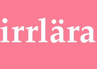 Synonym irrlära