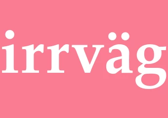 Synonym irrväg
