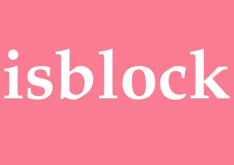 Synonym isblock