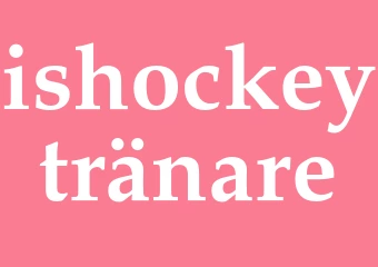 Synonym ishockeytränare
