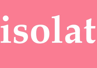 Synonym isolat