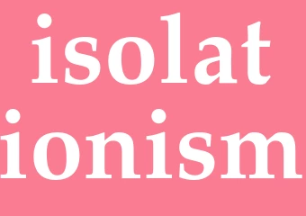 Synonym isolationism