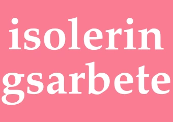 Synonym isoleringsarbete