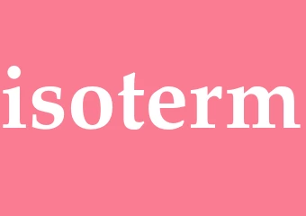 Synonym isoterm