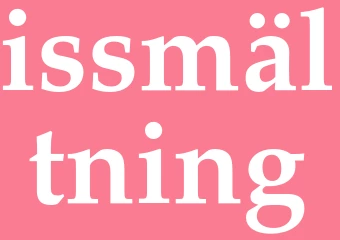 Synonym issmältning