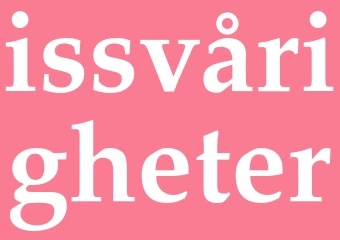 Synonym issvårigheter