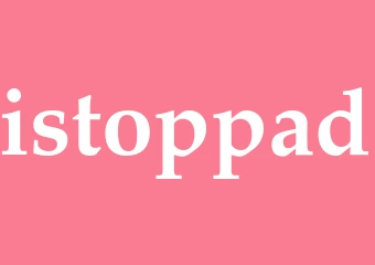 Synonym istoppad