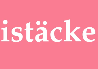 Synonym istäcke