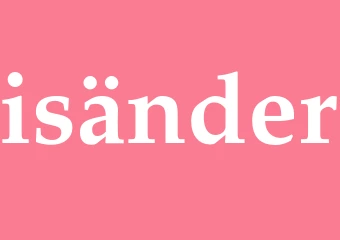 Synonym isänder