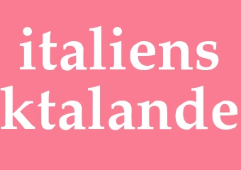 Synonym italiensktalande