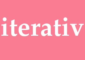 Synonym iterativ