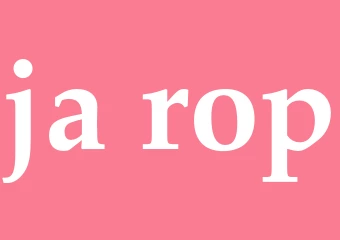 Synonym ja-rop