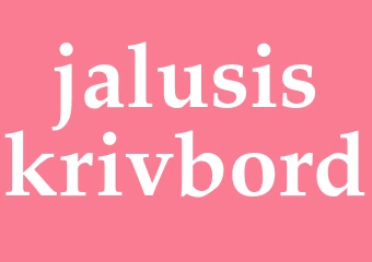 Synonym jalusiskrivbord