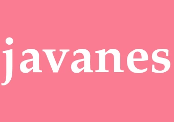 Synonym javanes