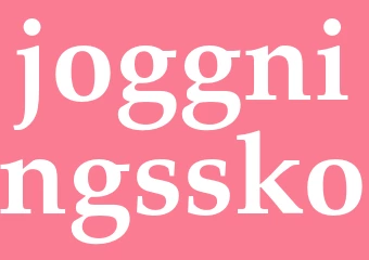 Synonym joggningssko