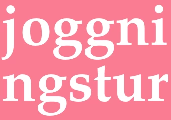 Synonym joggningstur