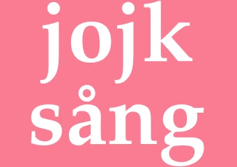 Synonym jojksång