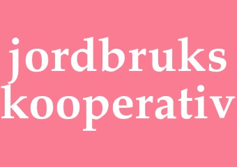 Synonym jordbrukskooperativ