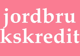 Synonym jordbrukskredit